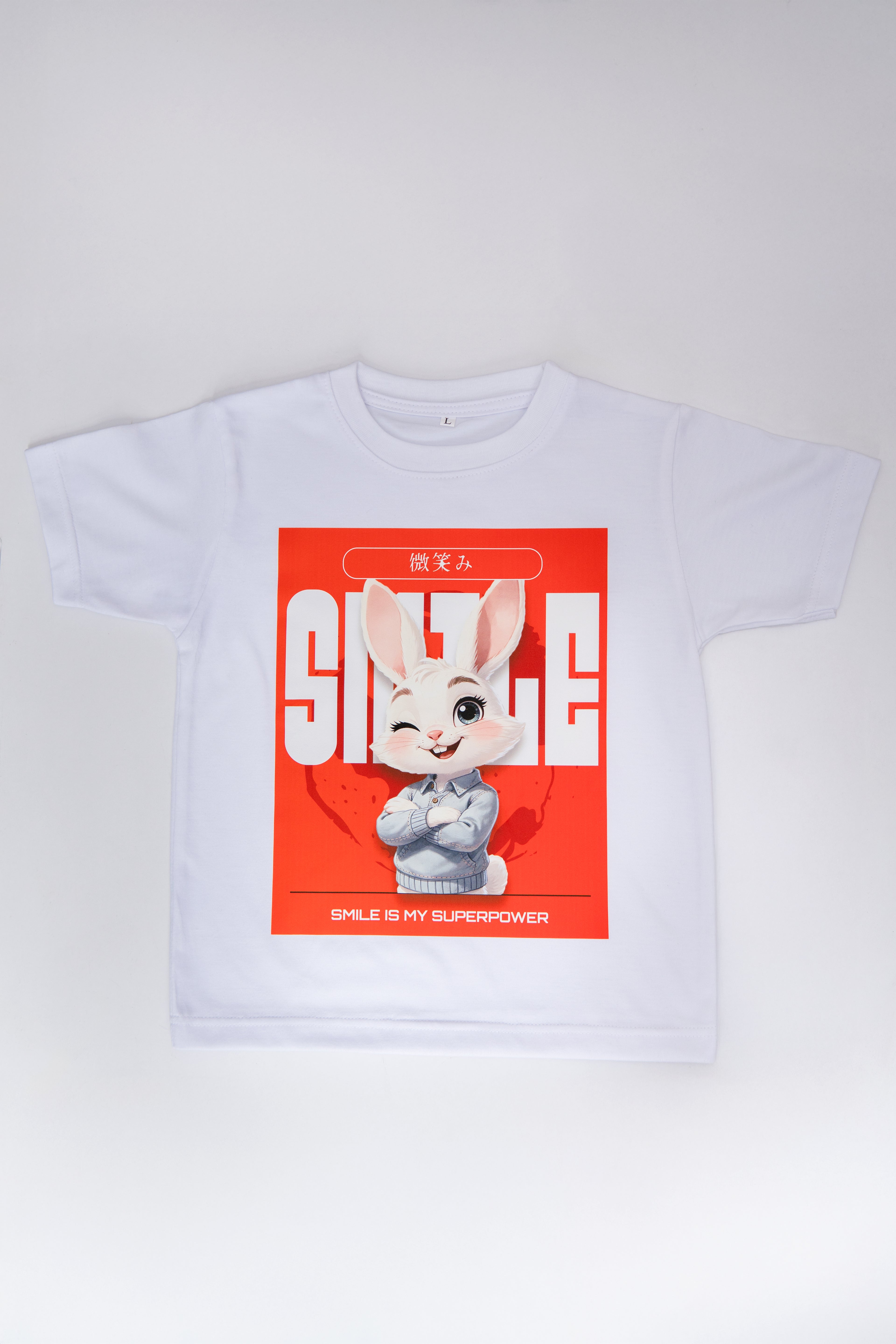 SMILE - Oderel © print Short sleeve round neck T-shirt