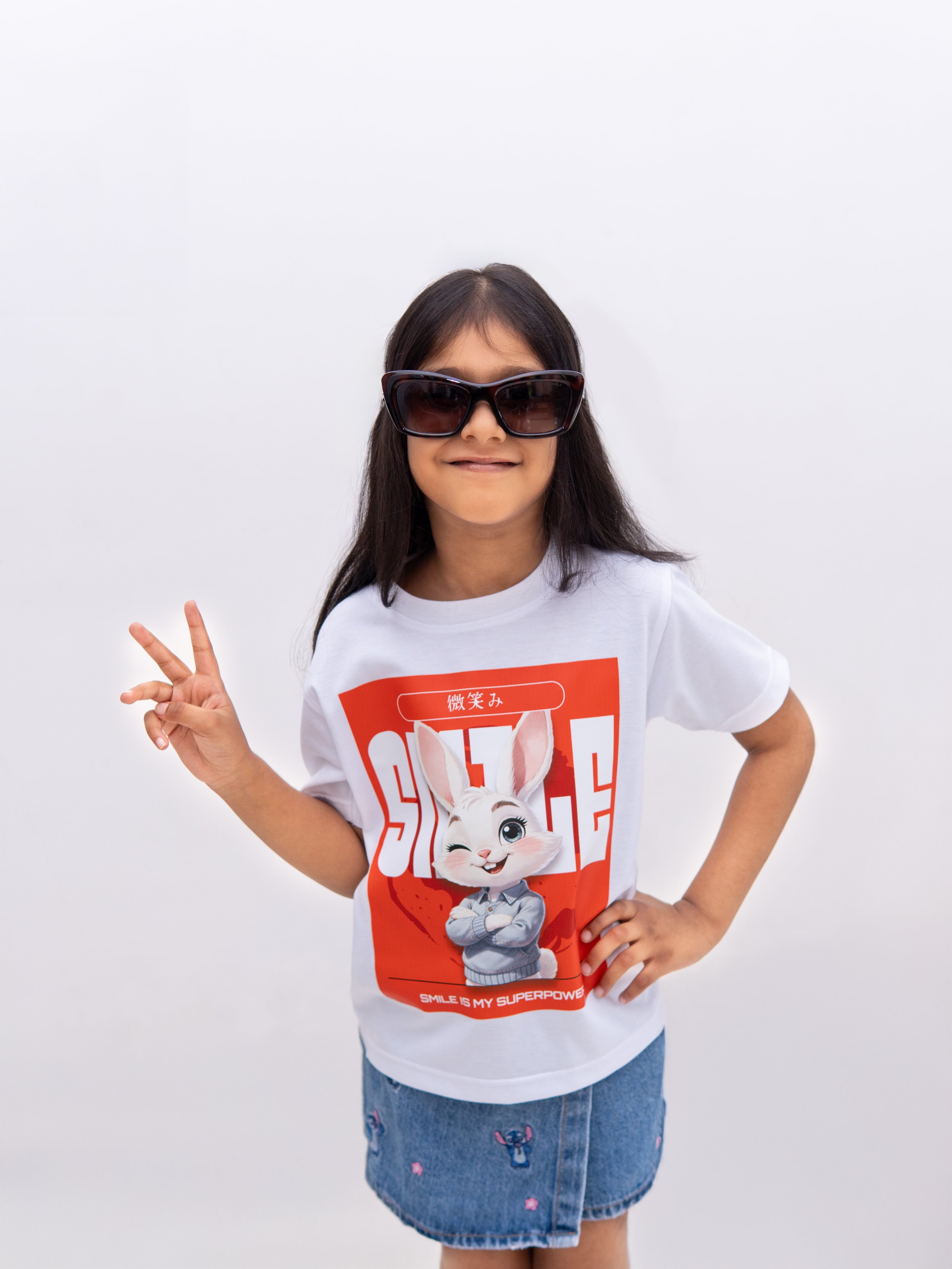 SMILE - Oderel © print Short sleeve round neck T-shirt