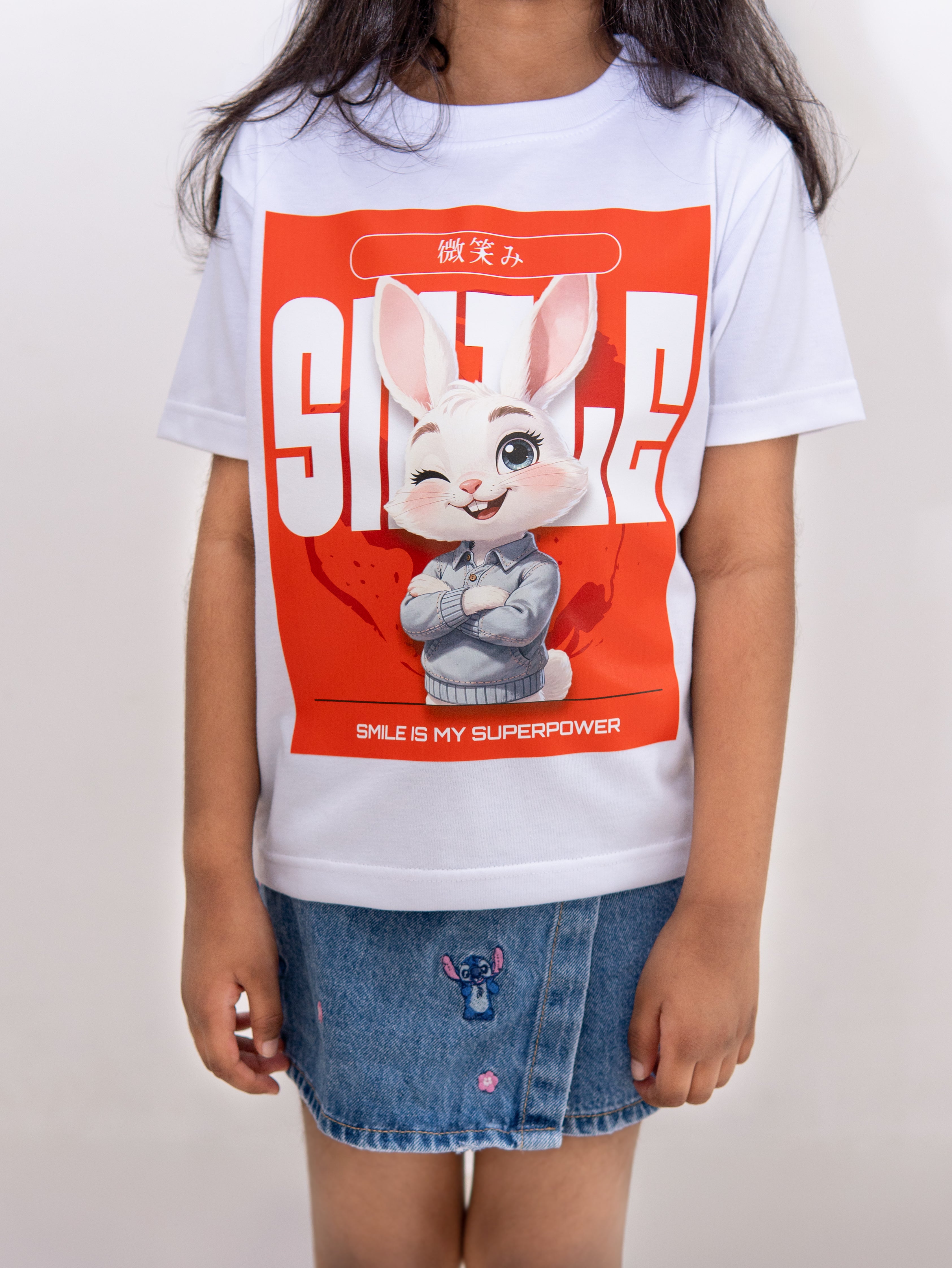 SMILE - Oderel © print Short sleeve round neck T-shirt